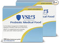 VSL#3® Probiotic Powder for Digestive Health IBS &amp UC Symptoms - 450B CFUs High-Potency Multi-Strain Live Refrigerated Probiotic Medical Food for Gut Health Support in Men &amp Women 60 Pa
