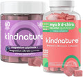 kindnature Dual-Pack: Myo-Inositol &amp D-Chiro Gummies for Women’s Health &amp High Absorption Magnesium Gummies for Calm &amp Sleep