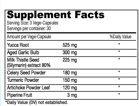 GC GoutCare 6 Bottle Pack- Uric Acid Management and Joint Support Featuring Turmeric Garlic Milk Thistle and More - (90 Capsules in Each Bottle x 6)