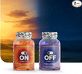 PSICÓESPACIO ON &amp Off Day &amp Night Supplement Bundle – Natural Energy with Ashwagandha + Sleep Aid with Melatonin &amp L-Theanine for Adults Focus Relaxation &amp Mood Support 60 Count Eac