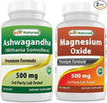 Best Naturals Ashwagandha Extract 500 Mg &amp Magnesium Oxide 500 mg