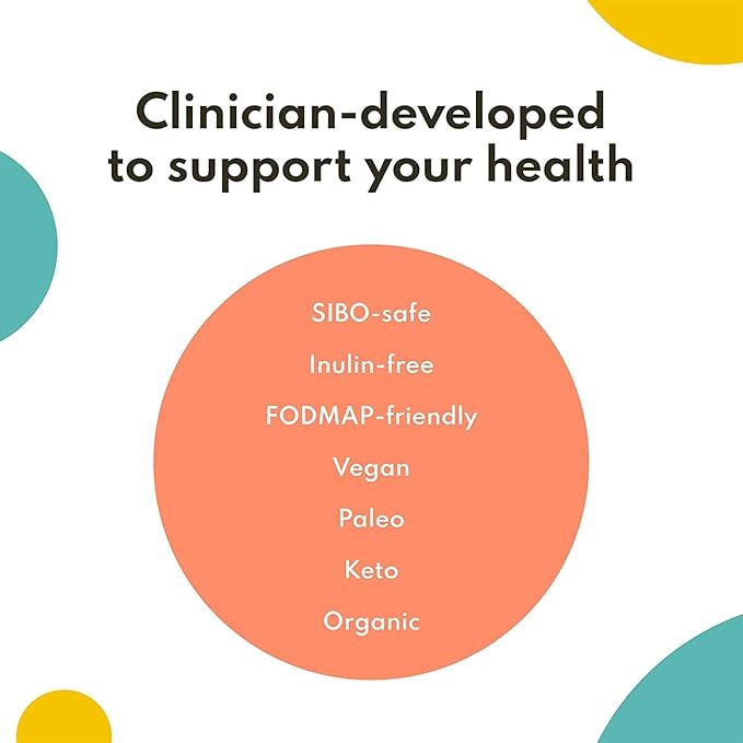 Firm Up Organic Soluble Fiber Supplement for Digestive Gut Health Diarrhea Control &amp IBS Relief Gluten Free Vegan Prebiotic Powder One Month Supply
