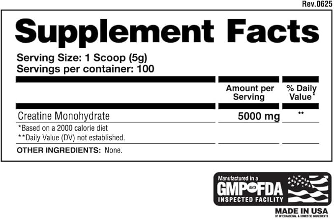 Apollon Nutrition Creatine Monohydrate | Premium Micronized Creatine for Strength Power Muscle Growth &amp Performance | Supports ATP Production &amp Training Recovery | 100 Servings