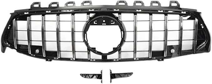 CONERY Automotive Accessories AMG Style CLA35 CLA45 Grille Compatible for Mercedes Benz CLA W118 CLA Grille 180 250 260 2019-2022 (Size : W118 Chrome WO)