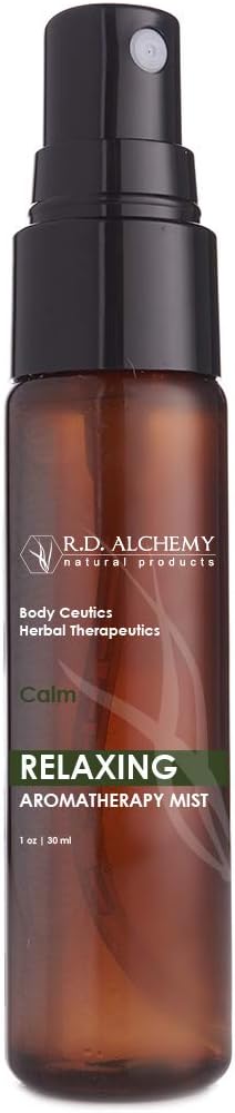 RD Alchemy - 100% Natural &amp Organic Relaxing Mist. Calming Lavender &amp Lemon Balm Extracts soothe to feel better.
