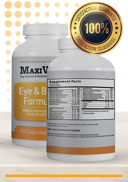 Lunovus MaxiVision Eye &amp Body Formula 90 Capsules