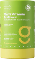 Organic Kids Immune Support with Zinc Vitamin C&amp Elderberry | Sugar-Free Vegan Non-GMO | Ages 4+ | 30 Single-Serve Sachets (10mL Each) (1)