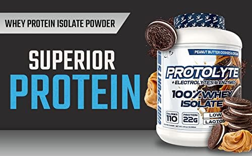 VMI Sports | ProtoLyte Whey Isolate Protein Powder | Low Calorie Whey for Weight Loss and Muscle Gain | Digestive Enzymes | Non-GMO (4.6 lb Peanut Butter Cookies and Cream)