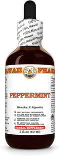 Peppermint (Mentha X Piperita) Dry Leaf Tincture All Natural Vegan Pure Liquid Extract - 2 fl.oz
