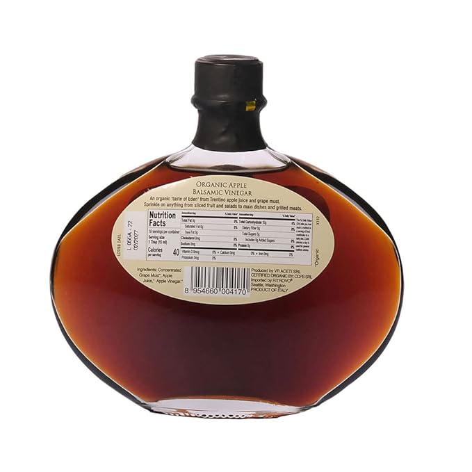 Ritrovo Selections Organic Balsamic Vinegar 6.78fl.oz. (200ml) (Apple)