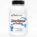 Calcium 500mg Magnesium 500mg and Potassium 99mg // 200 Capsules // Pure // by PureControl Supplements
