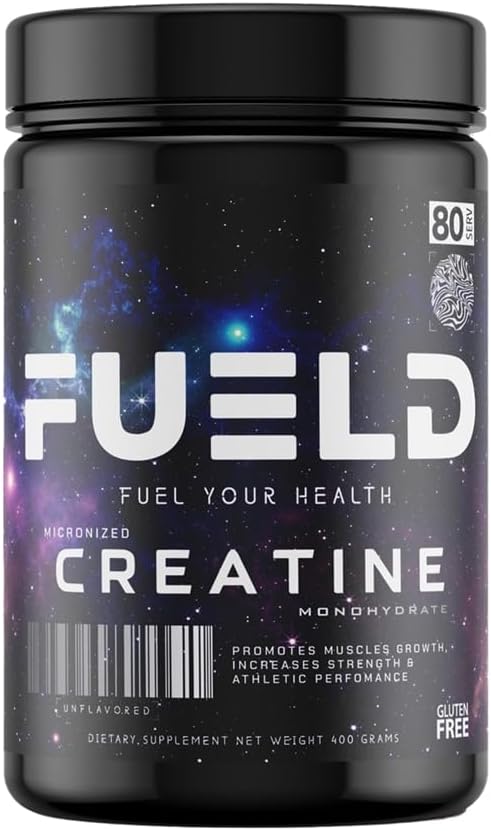 Creatine Monohydrate Micronized Powder 400G5000mg Per Serv (5g) 80 Servings Unflavored Keto Friendly Vegan Non-GMO Gluten Free Soy Free No Artificial Ingredients