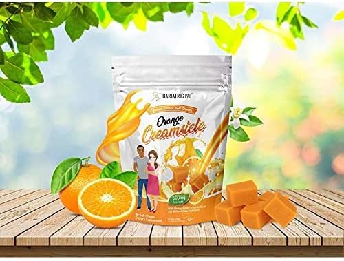 BariatricPal 30-Day Bariatric Vitamin Bundle (Multivitamin ONE 1 per Day! Chewable with 45mg Iron - Orange Citrus and Calcium Citrate Soft Chews 500mg with Probiotics - Orange Creamsicle)