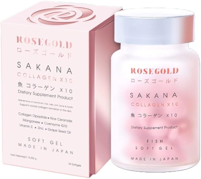Rosegold SAKANA Collagen x 10