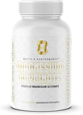 Motiv-8 Magnesium Glycinate Relaxation Sleep Support Mood Elevation 100% Vegan 500 mg (180 Veggie Capsule)