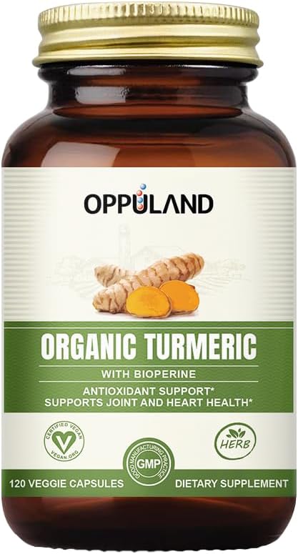 Organic Turmeric Capsules - 120 ct