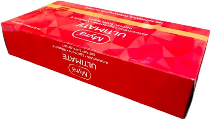 Myra Utimate with Astaxanthin Lycopene and Vitamin E 30 Softgel Capsules
