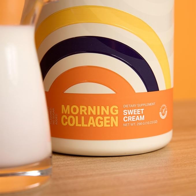 Podium Nutrition Morning Collagen Sweet Cream 20 Servings Collagen Protein Gluten Free Soy Free