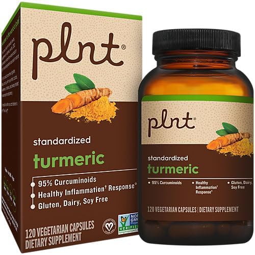 Turmeric with 95% Curcuminoids a Supports a Healthy Inflammation Response a 450 MG (120 Vegetarian Capsules)