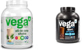 Vega Organic All-in-One Vegan Protein Powder Chocolate - Superfood Ingredients Vitamins &amp Sport Premium Vegan Protein Powder Chocolate(45 Servings) 30g Plant Based Protein5g BCAAs