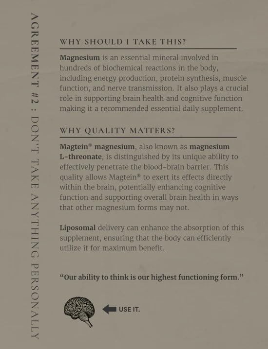Liposomal Magnesium L Threonate