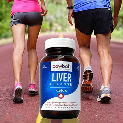 powbab Liver Cleanse Detox. #1 Patent-Pending Optimized Repair Formula. Liver Md Focus Research with Organic Baobab Beet Root Powder and Goji. Beats Milk Thistle Silymarin &amp Dandelion (60 Capsul