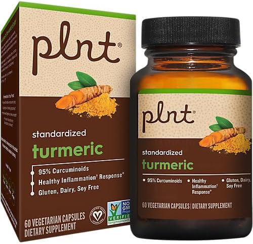 Turmeric with 95% Curcuminoids a Supports a Healthy Inflammation Response a 450 MG (60 Vegetarian Capsules)