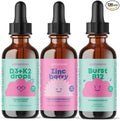 JoySpring Vitamin D Drops for Toddlers to Support Growth Bone and Immune Health Kids Zinc Supplements - Elderberry with Zinc Liquid and Daily Complex B Vitamins with Vitamin B2 B6 B12 and B5