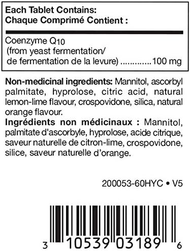 Douglas Laboratories Citrus-Q10 100 | Coenzyme Q10 in A Great Tasting Chewable Tablet | 60 Tablets | Natural Citrus Flavor