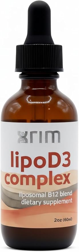 xrim LipoD3 Complex – Liposomal Vitamin D3 5000 IU + K2 Selenium &amp CoQ10 | High Absorption Liquid Supplement – 30 Servings (2oz)