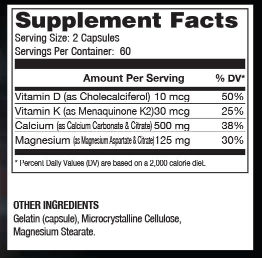 ReFUEL Calcium+ Dietary Supplement Capsules 120 Capsules 60 Servings