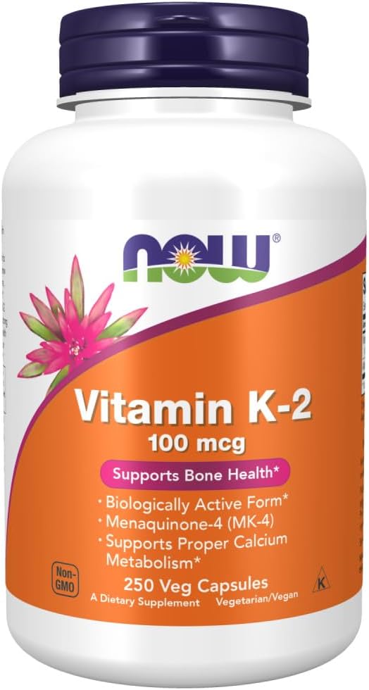 NOW Foods Vitamin K-2 250 Vegetable Capsule