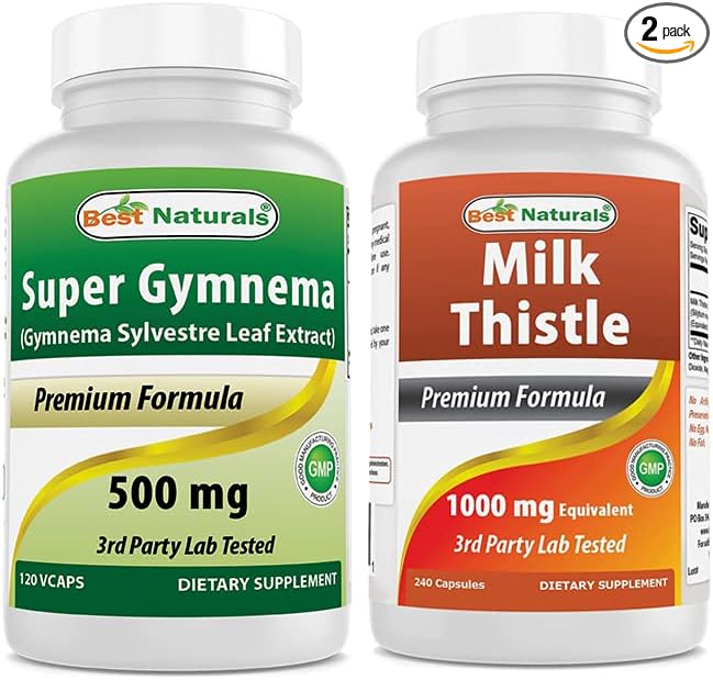Gymnema Sylvestre Extract 500 mg &amp Milk Thistle Extract 1000mg