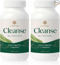 PURE Cleanse Capsules | Gentle Digestive Support for Women | Plant-Based Vegan &amp Non-GMO Formula | Supports Gut Health &amp Digestive Comfort | Clean Wellness Supplement | 60 Capsules (Pack of