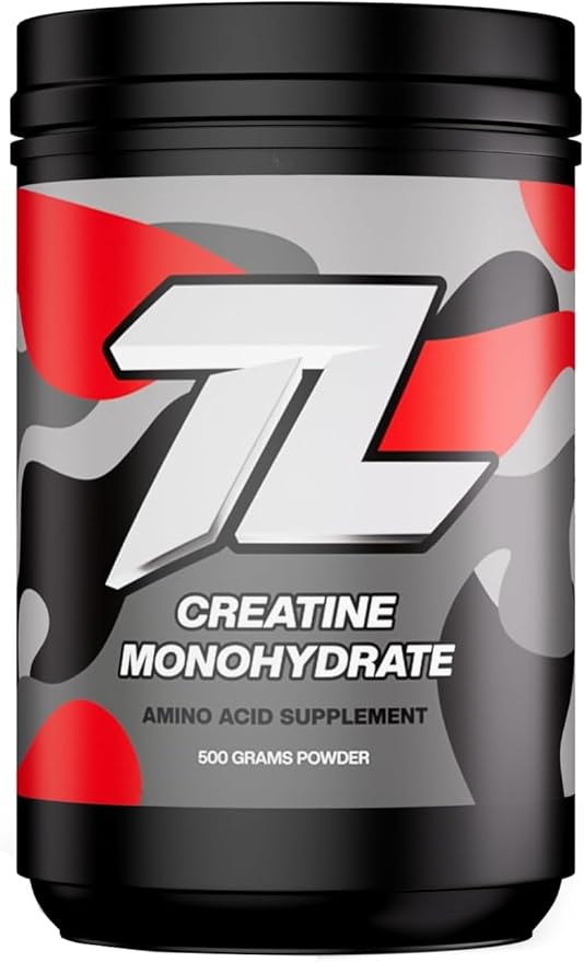 Treigning Lab Creatine Monohydrate Micronized Powder 500g Muscle Building Supplement for Strength Recovery &amp Performance Unflavored 5g per Serving 100 Servings