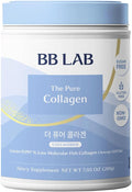 BB LAB Pure Collagen Powder Low Molecular Fish Collagen 1000DA Unflavored Mixable with Any Drink or Food Non-GMO Sugar-Free Gluten-Free 200g (7.05oz)