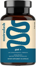 Gut Probiotics for Women - Gut+ Probiotic Supplement - Gut Probiotics for Men (60 Capsules - 1 Month Supply)