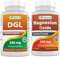 Best Naturals DGL Chewable 380 mg &amp Magnesium Oxide 500 mg