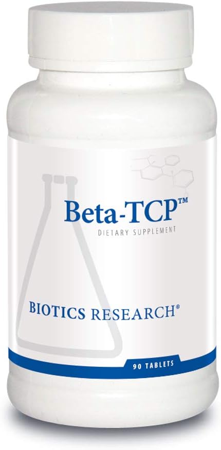 Biotics Research Beta TCP - Natural Nutritional Support for Bile Production Liver Function Aids in Fat Digestion &amp Healthy Cholesterol - Supplies Betaine Organic Beet Concentrate - 90 Tablets