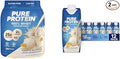 Pure Protein Powder Whey High Protein Low Sugar Gluten Free Vanilla Cream 1.75 lbs &amp Vanilla Protein Shake 30g Complete Protein Vitamins A C D and E Plus Zinc