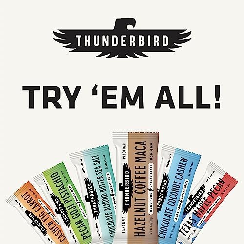 Thunderbird Bars Energy Snack Gluten-Free with Protein Healthy Real Food Vegan Paleo Non-GMO No Added Sugar Chili Pepita Pineapple Flavor (12 Count 1.7 oz. Bars)