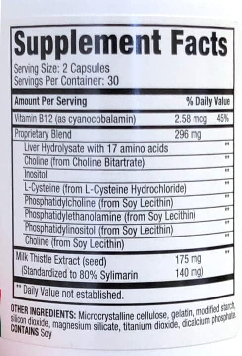Liverite Liverite W/Milk Thistle 60 Cap