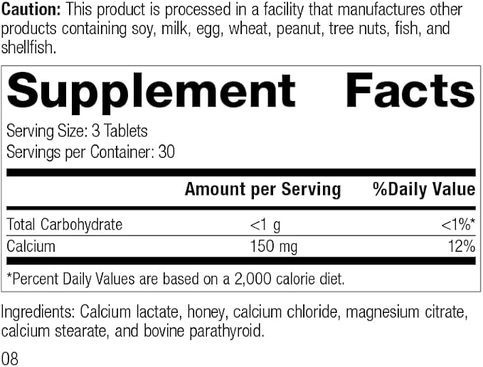 Standard Process Cal-Ma Plus - Calcium Support for Endocrine and Cellular Functions - Aids Healthy Bones Nerves &amp Muscle Function - Gluten-Free Non-Dairy &amp Non-Soy - 90 Tablets