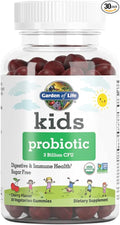 Garden of Life Kids Immune Support Gummies Cherry Flavor 30 Pack + Probiotics for Kids Cherry Flavor Gummies 30 Count
