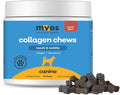 MYOS Canine Muscle &amp Mobility Chews – Collagen &amp Glucosamine for Dogs - Bacon Flavor Joint Supplement for Muscle Bone &amp Joint Support 60 Count