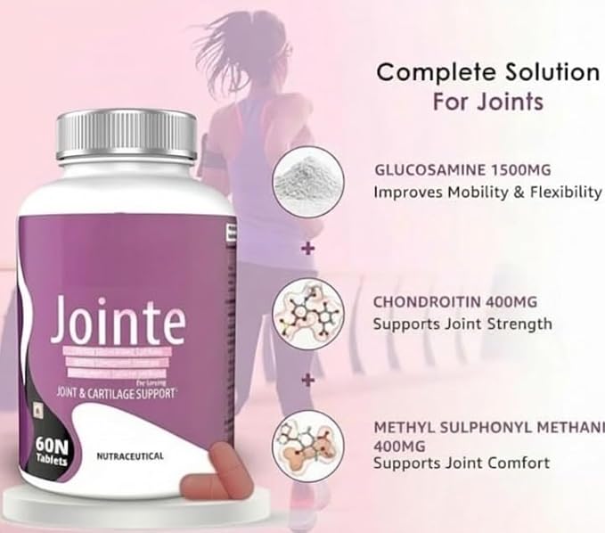 Jointe Maximum Strength- 1500mg Glucosamine 400mg Chondroitin &amp 400mg MSM per Serving 60 Tablets