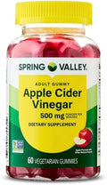 Apple Cider Vinegar Vegetarian Gummies 500 mg 60 Count (Pack of 1)