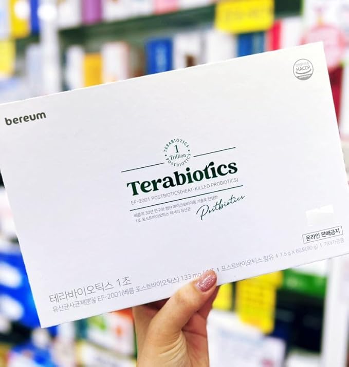 Terabiotics® 1 Trillion Postbiotic Stick – 2-Month Supply (60 Sticks / 20 per Box × 3 Boxes) – Heat-Treated EF-2001 Shelf-Stable No Refrigeration Needed (20)