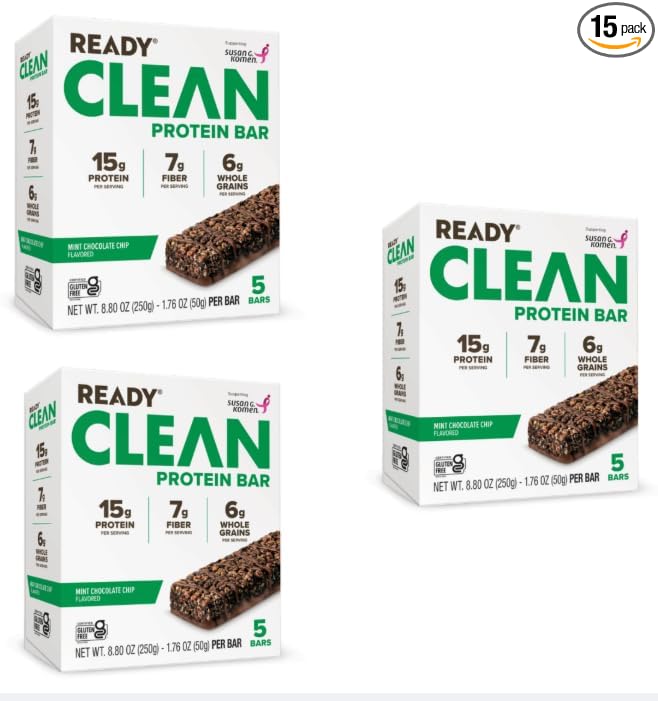 Ready Clean Protein Bars Variety pack (Mint Chocolate 3 pack)