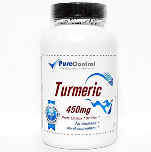 Turmeric 450mg // 100 Capsules // Pure // by PureControl Supplements